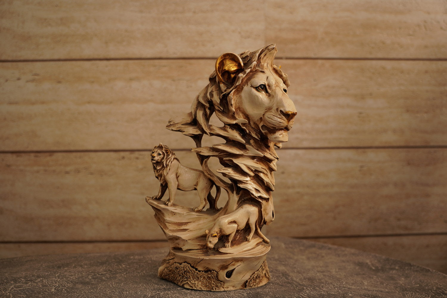 Carved Horse Bust (GT-015) — Alternate view